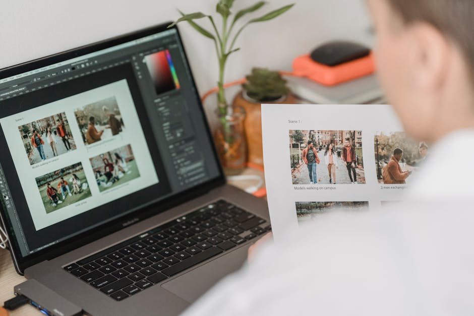 Portrait eines Kreativstudio-Mitgründers im Arbeitsumfeld
